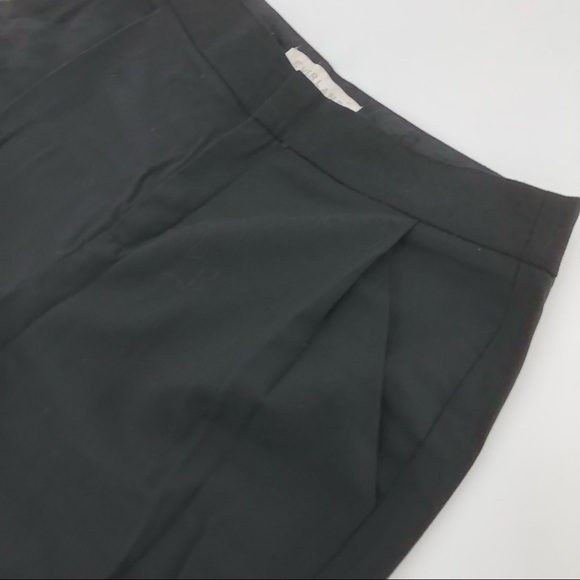 Everlane Black Pleated Pants - Size 00 - Picture 3 of 7